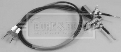 BORG & BECK bkb2598 -  Трос, стояночная тормозная система
